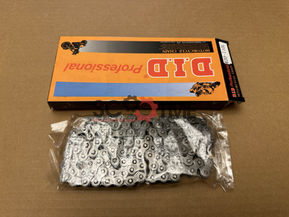 Цепь DID 420×110L в упаковке, без сальника (Black &amp; Black)