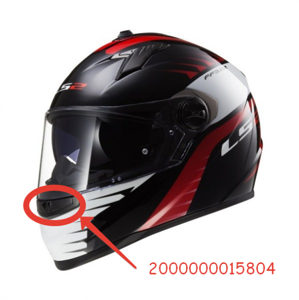 Вентиляционная заглушка LS2 FF322/325/358/386 (2000000015804)