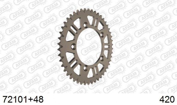 72101+48 звезда задняя KTM SX 65, HUSQVARNA CR 65 (ведомая) алюминиевая, самоочищающаяся, 420, AFAM (JTA894.48)