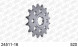 24511-16 звезда передняя KAWASAKI ZX 6 R ZX636 (ведущая) стальная, 520, AFAM (JTF1536.16)