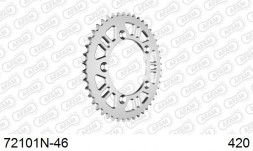 72101N-46 звезда задняя KTM SX 65, HUSQVARNA CR 65 (ведомая) алюминиевая, анодированная, 420, AFAM (JTA894.46 N/A)