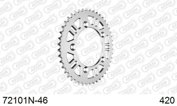 72101N-46 звезда задняя KTM SX 65, HUSQVARNA CR 65 (ведомая) алюминиевая, анодированная, 420, AFAM (JTA894.46 N/A)
