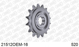21512OEM-16 звезда передняя YAMAHA XJ 6 Diversion (ведущая) стальная с демпфером, 520, AFAM (JTF1595.16)