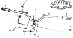 Винт с шайбой М5×18мм SYM SYMPHONY 50SR