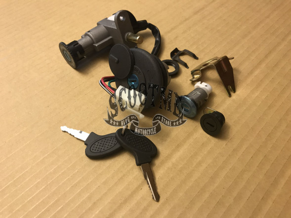 Замок зажигания (комплект) АВМ THUNDER, АВМ THUNDER S, АВМ FLASH 50/150, АВМ SPARK, АВМ ZX-50/150