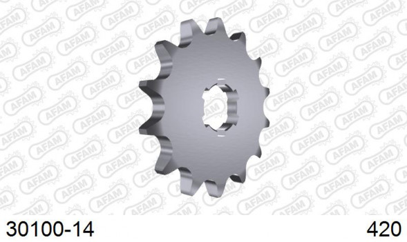 30100-14 звезда передняя KAWASAKI KX, SUZUKI RM, YAMAHA TT-R (ведущая) стальная, 420, AFAM (JTF546.14)