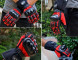 Теплые мотоперчатки MadBike MD15 (RED)