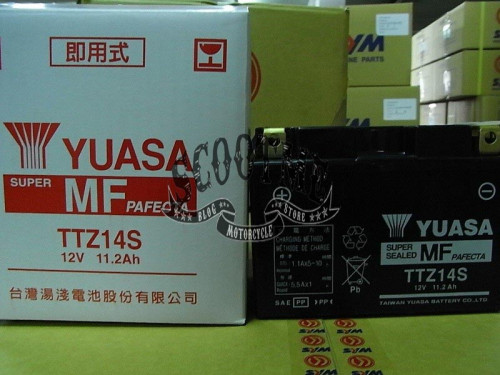 Аккумулятор SYM MAXSYM 400i ABS [YUASA TTZ14S, 150×87×110]