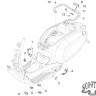 Заглушка багажника Vespa Sprint 50/125/150 (2014-2020)