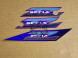 Наклейки SUZUKI SEPIA ZZ (3шт) [BLUE]
