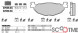 Колодки тормозные МОТО (FDB2200) BREMBO 07059CC