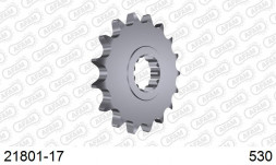 21801-17 звезда передняя YAMAHA FZ, XJR 1300, YZF 1000 (ведущая) стальная, 530, AFAM (JTF579.17)