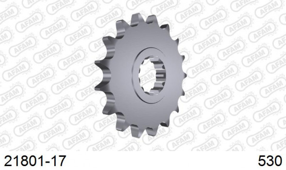 21801-17 звезда передняя YAMAHA FZ, XJR 1300, YZF 1000 (ведущая) стальная, 530, AFAM (JTF579.17)