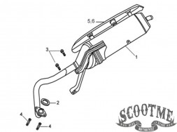 Винт с фланцем М8×38мм SYM ORBIT 50