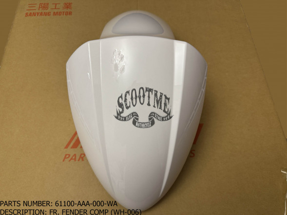 Крыло переднее SYM ORBIT 50 [ЦВЕТ: WHITE WH-006]