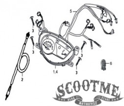 Стекло панели приборной SYM ORBIT 50