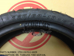 Передняя покрышка DURO 120/60-13 56J Nylon SYM JET 4 NAKED