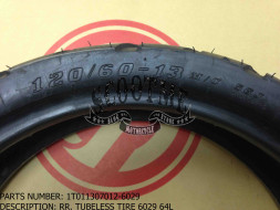 Передняя покрышка DURO 120/60-13 56J Nylon SYM JET 4 NAKED