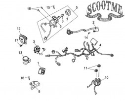 Блок зажигания электронный SYM JET 4 50