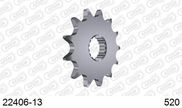 22406-13 звезда передняя SUZUKI RM-Z 450 (ведущая) стальная, 520, AFAM (JTF1441.13)