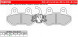 Тормозные колодки дисковые FERODO MOTO FDB2190EF