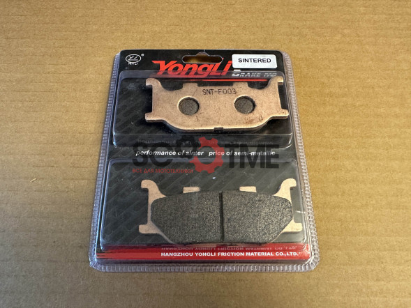 SNT-F003 Тормозные колодки дисковые мото YONGLI Sintered (FDB2003ST)