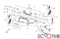 Пружина опоры боковой SYM JOYMAX 300i ABS
