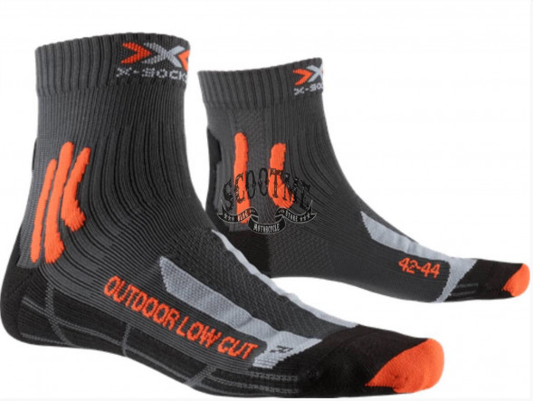 Носки X-SOCKS TREK OUTDOOR LOW CUT MEN SOCKS [ANTHRACITE/ORANGE]