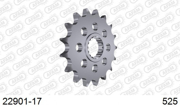 22901-17 звезда передняя SUZUKI GSX-R 1000 (ведущая) стальная, 525, AFAM