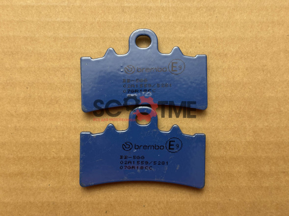 Колодки тормозные МОТО BREMBO 07GR6207 (FDB2124)