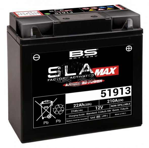Аккумулятор для мотоциклов BMW BS-BATTERY 51913 (FA)