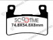 SNT-F112 Тормозные колодки дисковые мото YONGLI Sintered (FDB2079ST)