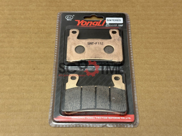 SNT-F112 Тормозные колодки дисковые мото YONGLI Sintered (FDB2079ST)