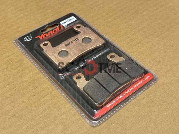 SNT-F112 Тормозные колодки дисковые мото YONGLI Sintered (FDB2079ST)