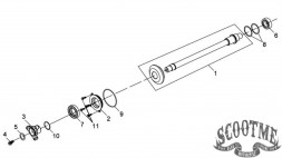Кольцо уплотнительное редуктора 25×2.4 SYM ATV 600LE