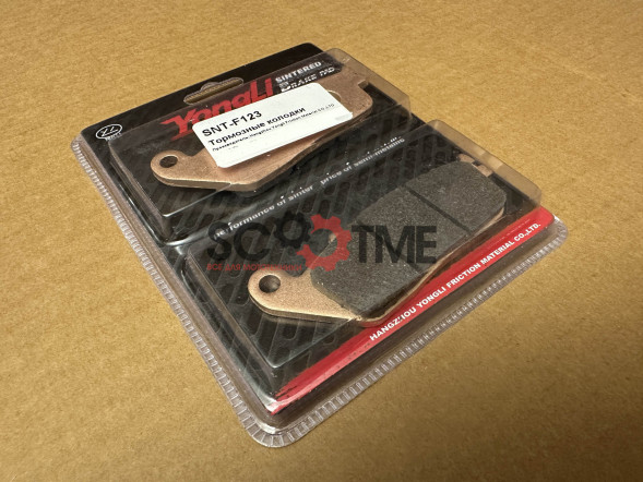 SNT-F123 Тормозные колодки дисковые мото YONGLI Sintered (FDB570ST)