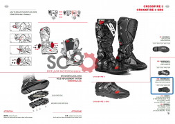 (284) Подошва SIDI CROSSFIRE 3 SRS - BLACK [ENDURO] (Размер: 42/43)