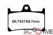 SNT-F129 Тормозные колодки дисковые мото YONGLI Sintered (FDB605ST)