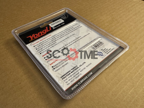 SNT-F144 Тормозные колодки дисковые мото YONGLI Sintered (FDB2098ST)