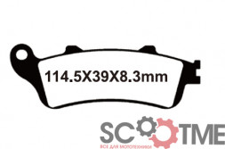 SNT-F144 Тормозные колодки дисковые мото YONGLI Sintered (FDB2098ST)