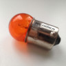 Лампа 12V10W (c цоколем, указатель поворота оранжевая)