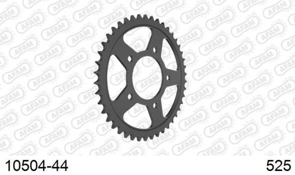 10504-44 звезда задняя HONDA VT 600 (ведомая) стальная, 525, AFAM (JTR1332.44)